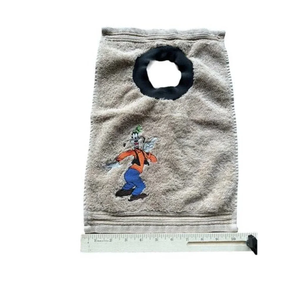 Handmade Baby Bibs Disney Embroidered Stretch Neck Goofy Pluto & Wall-E